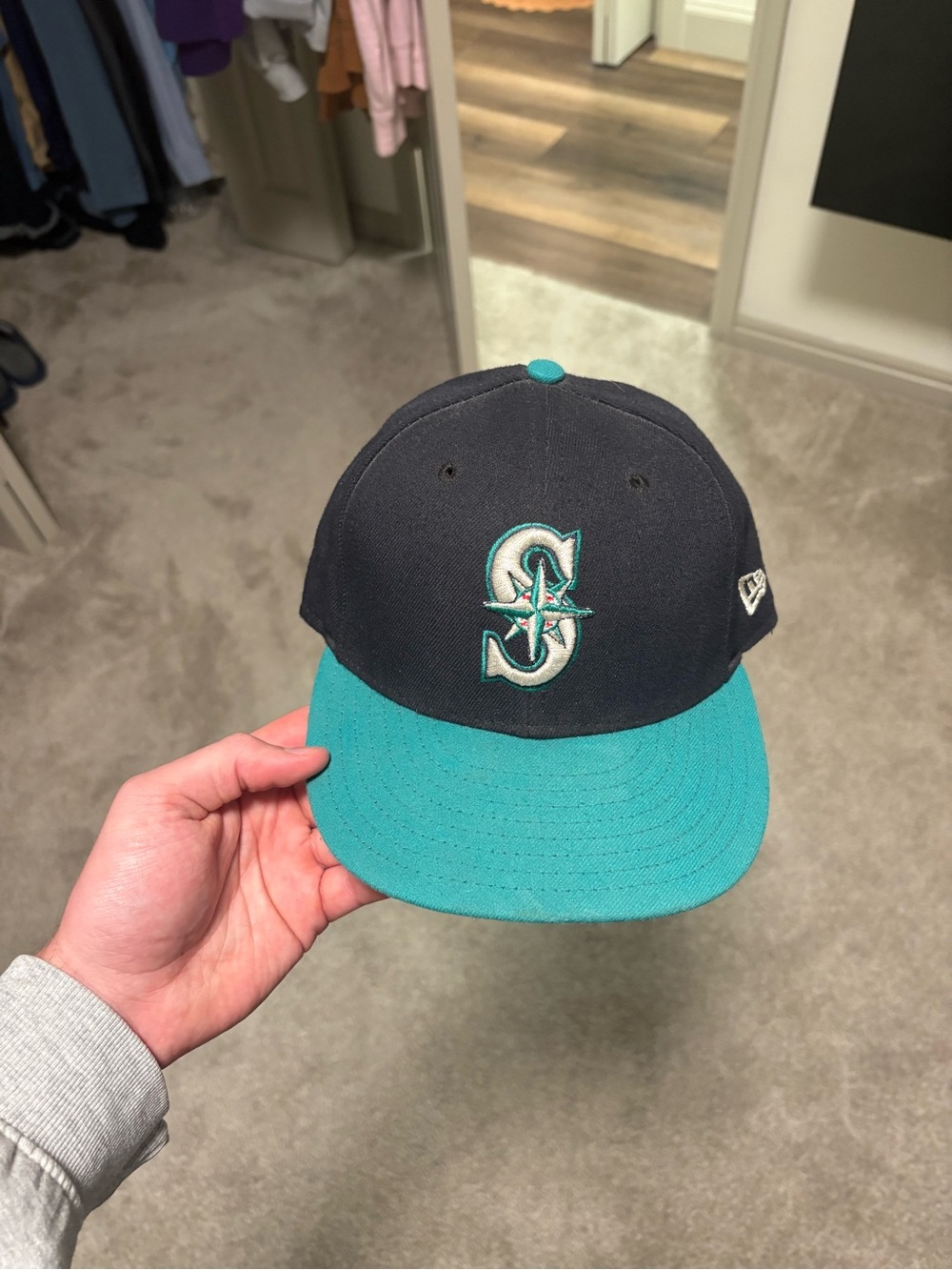 New Era Seattle Mariners Two-Tone Cap - Navy & Teal